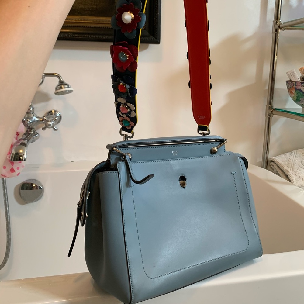 Fendi Tote w/ Flower Strap